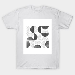 Black and white mid century modern T-Shirt